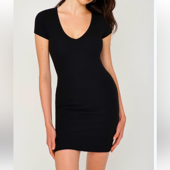 Tna bodycon mini dress scoop neck - Picture 1 of 4